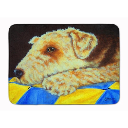 Carolines Treasures Airedale Terrier Mommas Quilt Machine Washable Memory Foam Mat AMB1174RUG